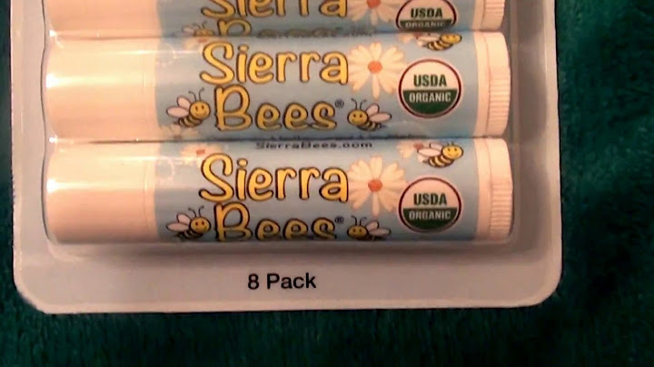 Sierra bees lip balm đánh giá