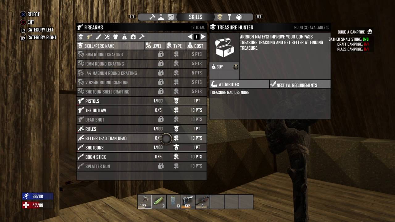 7 days to die skill points command