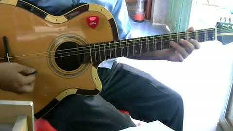 Tự học ghita cổ | Trăng thu dạ khúc dây kép - Chữ đàn tham khảo | Tấn Thành Bàu Năng