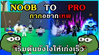 Roblox | Anime Fighters Simulator Noob To Pro เริ่มต้นยังไงให้โหดเร็วโดยไม่ต้องเติม??