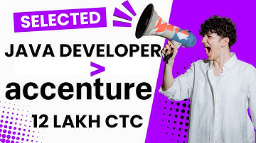 Latest Accenture Java Developer Interview Questions 12 Lakh CTC #Accenture #java #springboot #tcs