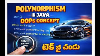 Polymorphism in Java | Core Java | Java Programming | Tech By Chandhu