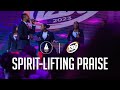 Spirit lifting praise session with the coza music team at coza 12dg2023 day 9   10012023