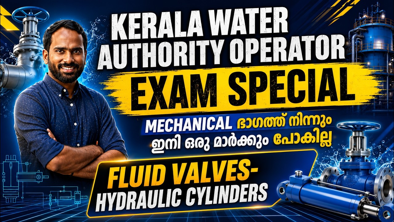 KWA Operator 2026 🔥 | Exam date | Fluid Valves | Hydraulic Cylinders | Sure Shot Revision