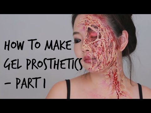 How to make Gelatin Prosthetics (Part 1/2) | 특수분장 - 젤라틴으로 좀비분장하기 #1