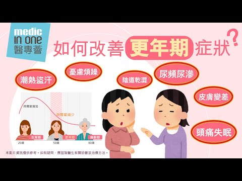 了解女人更年期｜如何改善更年期症狀？