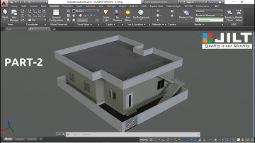 Create 3D HOUSE using Autocad in Easy steps - EX 2  - PART 2