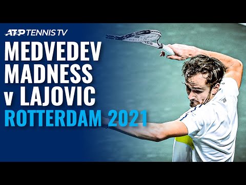 Daniil Medvedev Madness in Defeat to Lajovic 😬 | Rotterdam 2021