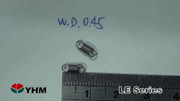 CNC Tension Spring Machine LE-208-  German Hook Extension Spring - YHM