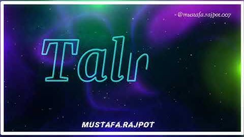 talha name status New Whatsapp Status