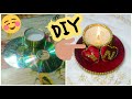 حامل شموع مميز جدا و راقي 💕 فكرة لهدية رائعة او لمشروع مربح بالبيت 🎁Diy Candle Holder