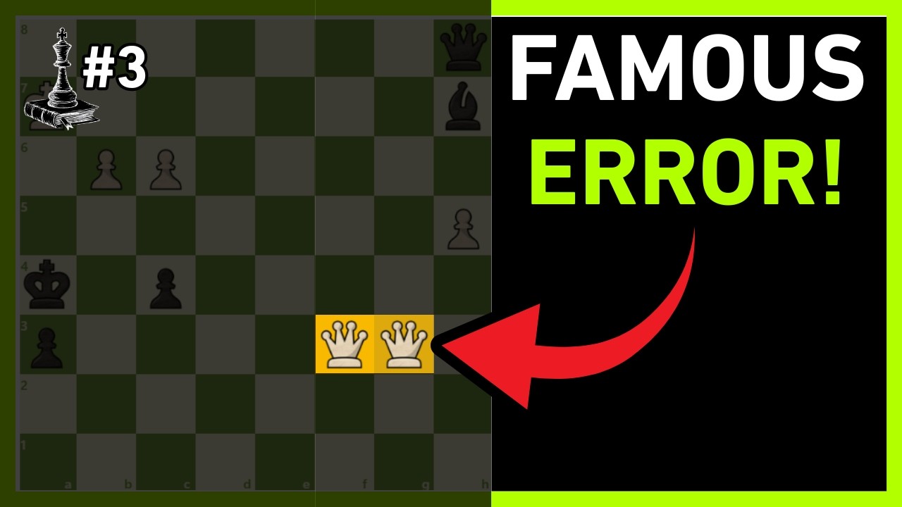 Величайшая шахматная ошибка, которая на самом деле никогда не происходила!