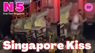 Taylor Swift HUGS & KISSES Travis Kelce in front of the SCREAMING Singapore crowd on Night 5