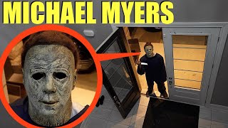 Fighting off Michael Myers at our House! (He found us!!)