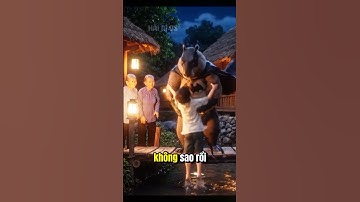 Capybara hoá thân thành người dơi cứu em bé suýt nữa đuối nước😱😱😱#shorts