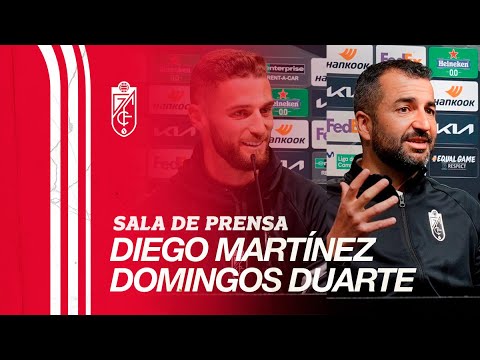 Rueda de prensa previa de Diego Martínez y Domingos Duarte