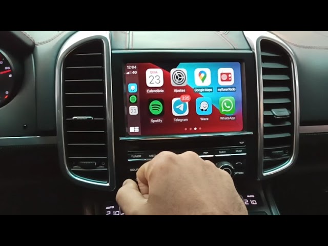 Porsche Cayenne GTS 2014 - Instalação Apple CarPlay e Android Auto - ArtsomAuto