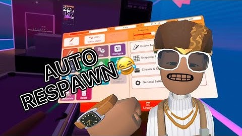 How to make an auto respawn in Recroom