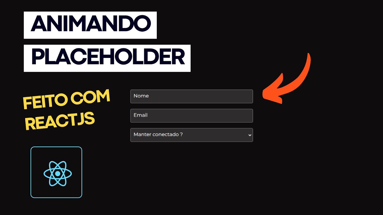Animando Placeholder | Componente REACT | Escola programador - YouTube
