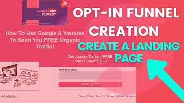 GroovePages - Create A Landing Page - Opt-In Funnel