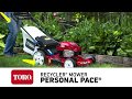 What is a toro personal pace selfpropelled lawn mower  ace hardware