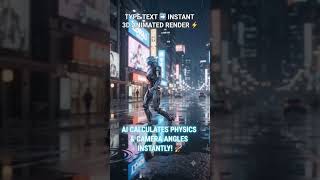 Generate 3D Animated Videos from Plain Text with AI! (Free) 🤫 #3danimation #aitools #shorts