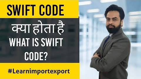 What is swift code ? Swift Code (BIC Code) - Explained in Hindi by Harsh Dhawan #careerguru #swift