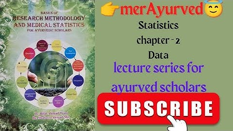 Dr.Bilal book statistics lecture series chapter 2(research methodology and medical statistics)(data)