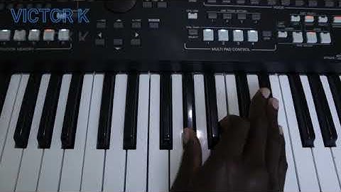 F SHARP - MELODIC Piano Seben TUTORIAL 1 4 5 4 🔥🔥 F#