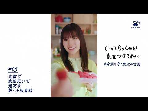 【HD】日向坂46 小坂菜緒 CM ソニー損保「素直で家族思いで最高な娘」