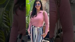 Zareen Khan snapped in Bandra wearing Pink top #zareenkhan #viral #shorts