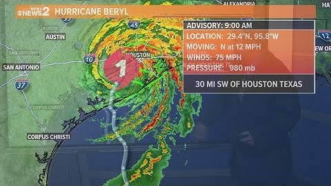 Tracking Hurricane Beryl | Monday morning update