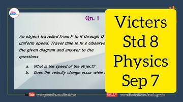 Firstbell 2.0 std 8 Physics Assignment Class 10 7 September 2021