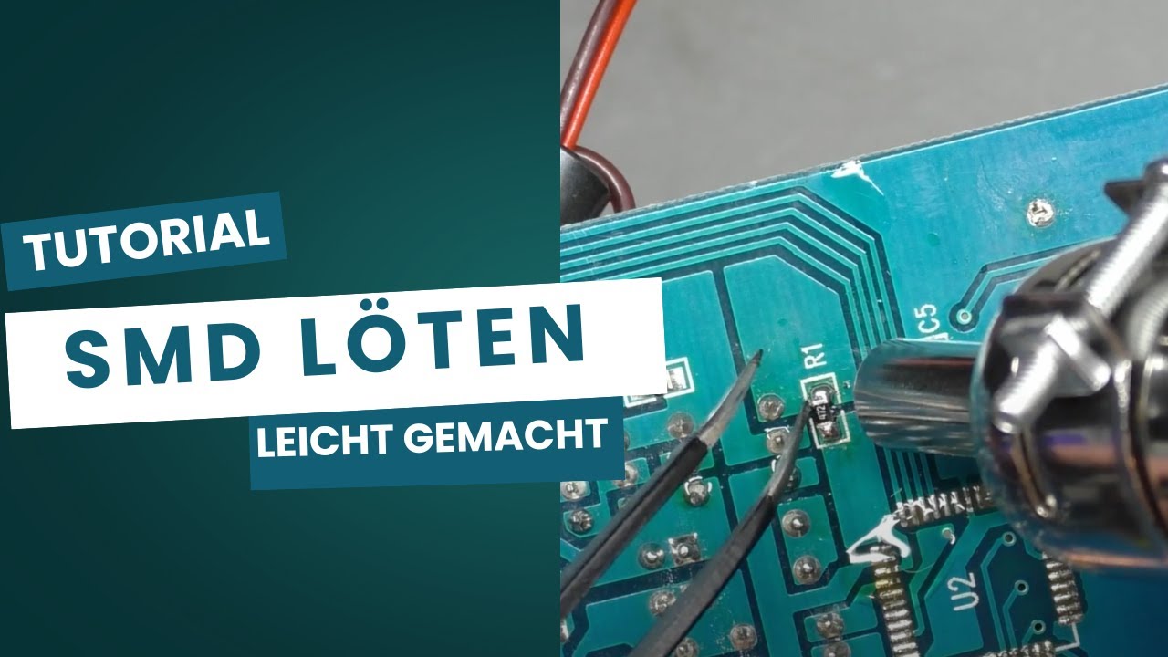 SMD löten leicht gemacht! Tutorial
