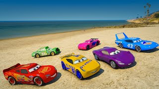 Challenge Crazy Pixar Cars McQueen & Friends The King Cruz Ramirez Jackson Storm Holley Shiftwell 4K