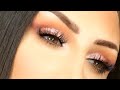 Easy pink Smokey eye tutorial step by step