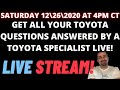 Toyota Lexus and Scion Q&A Livestream