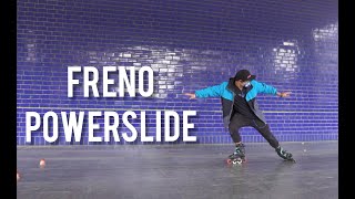 ¿Cómo frenar en patines? Freno en “Powerslide” / Freestyle Slides