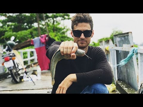 Abandon Bridge Fishing! Catfish in Vietnam! Câu Cá Trên Chiếc Cầu Cũ! Câu Cá Trê Ở Việt Nam!