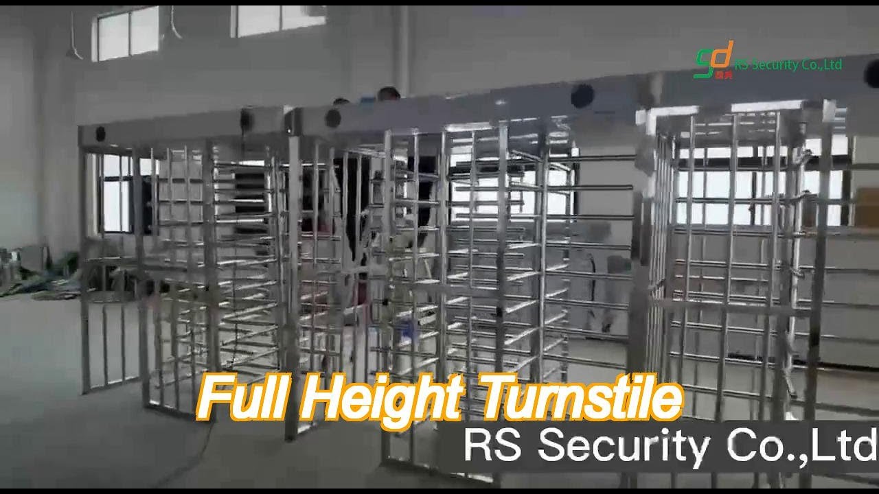 Access Control Full Height Turnstile Gate High Security Strict Management
