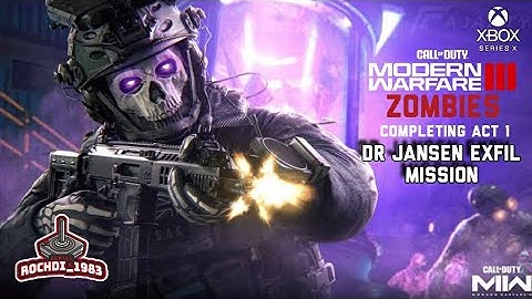 COD MW3 Zombies Act 1 :  Dr Jansen Exfil Mission