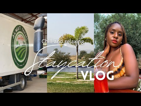 VLOG 25 | Abuja staycation! spend the day with me |  Almat Farms