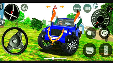 Modified Mahindra Thar😈Games:Indian Thar (Gadi Wala Games) Car Game Android Game - And roid Gameplay