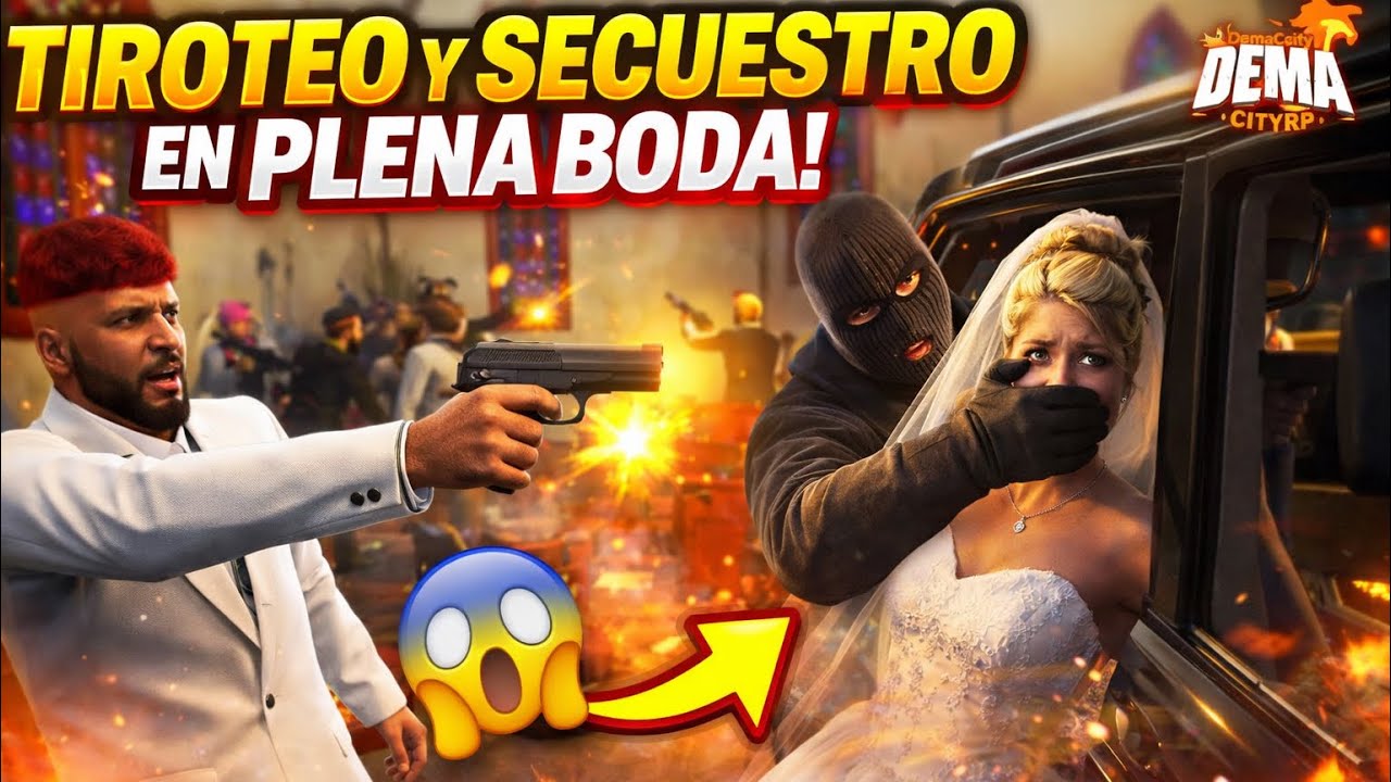 EN PLENA BODA DE TOLENTINO SE DESATA TIROTEO BRUTAL Y SECUESTRAN A LA NOVIA EN DEMACITYRP