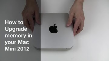 How to Upgrade memory in your Mac Mini 2012