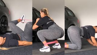 Kate Trajkovska - Sexy workout 1 - Instagram compilation