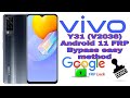 VIVO Y31(V2036)Android 11 FRP Bypass easy method | All vivo android11 work method#vivo#android11#FRP