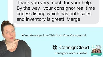 How Consignors can See Their Inventory and Sales Consignor Access Portal Quick Tutorial.
