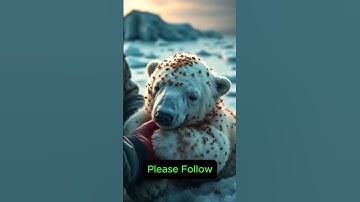 A polar bear injured by millions of barnacles was successfully rescued by Brave Rescue Waves team