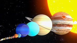 Solar System Size Comparison | Planet Size Comparison | 3D Animation Comparison by Countless Number 63,766 views 1 year ago 3 minutes, 39 seconds